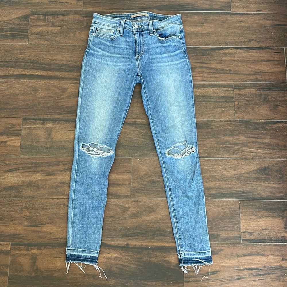 Joes ripped cropped jeans
